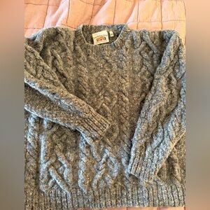 Aran Knitwear Wool Sweater